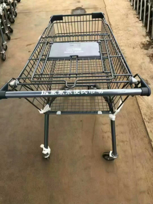 Supermarket Trolley Shopping Mall Trolley RT-MART Household Internet Celebrity Small Trolley Large Shopping Cart Children Can Sit