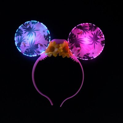Factory Overseas Exclusive for Customizable Product Party Headband Creative Optical Fiber Toy Luminous Headband