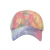 Women's Spring and Summer New Tie-Dyed Elastic Ponytail Baseball Cap Peaked Cap Sun Hat Sun Hat B772