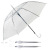 Umbrella poe Transparent Umbrella Advertising Umbrella Custom Logo Umbrella Eight Bone Curved Handle Straight Umbrella