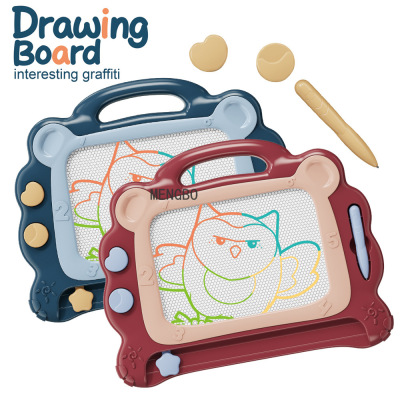 Foreign Trade New Children's Educational Cartoon Magnetic Drawing Board Early Education Thinking Development Drawing Board Set Educational Toy Gift