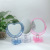 Transparent Table Mirror Korean Style Acrylic Girl Heart Ins Base Double-Sided Love Makeup Mirror