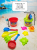 Children's Beach Toy Car Set Ketsumeishi Snow Playing Shovel Bucket Sand Playing Tools Large Baby Boys and Girls Set