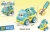 Assembled Puzzle DIY Cartoon Engineering Car Toys Boy Combination Set with Screwdriver Removable Screw Combination