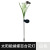 Cross-Border Solar Flower Lily Rose Simulation Festive Lantern 4-Head Outdoor Garden Lamp Lawn Lamp Landscape