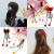 Korean Ins Barrettes Children's Plush Grip Back Head Hair Clip Hairware Top Clip Hairpin Plush Grip