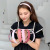 Mori Style Printing Hairpin Headband Girls' Retro French Style All-Matching out Hair Fixer Non-Slip Wide-Brimmed Hair Travel Headband Internet Celebrity