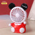 New USB Cute Handheld Fan Mini Portable Outdoor Student Desktop Rechargeable Mute Custom Logo