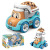 Assembled Puzzle DIY Cartoon Engineering Car Toys Boy Combination Set with Screwdriver Removable Screw Combination