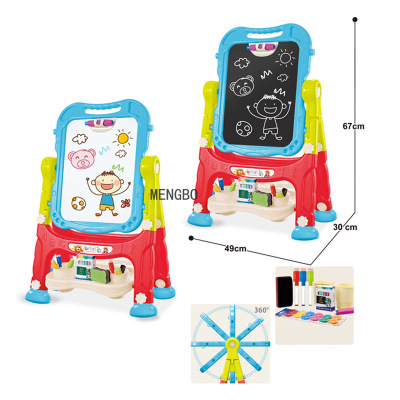 Children's Short-Leg Magnetic Double-Sided Drawing Board Convenient Drawing Board Erasable Home Graffiti Drawing Learning Drawing Board Foreign Trade