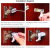Slingifts 2pcs Universal Cabinet Cupboard Hinge LED Light for Modern Kitchen Home Lamp