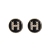 Sterling Silver Needle Korean New Letter H Diamond Graceful Online Influencer Simple and Compact All-Match Ear Studs
