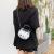 New Fashion Trendy Gel Bag Cows Pattern Shoulder Bag Transparent Son Mother Bag Ring Messenger Bag