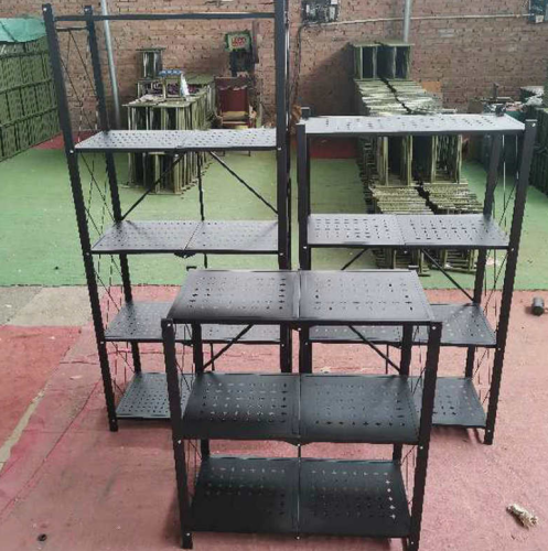 installation-free folding kitchen rack