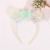 Personalized Luminous Pearl Bow Rabbit Ears Headband Cute Girl Heart Headband Hair Accessories All-Match Dress up