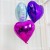 Factory Direct Sales! 18-Inch Heart-Shaped Light Plate Aluminum Film Balloon 18-Inch Five-Pointed Star Love Aluminum Foil Balloon Wedding Celebration Decoration