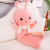 New Large Strap Rabbit Plush Toy Soft Cute Rabbit Long Pillow Children Doll Girls' Gifts