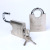 5 Manufacturers Supply Arc Bag Beam Iron Padlock Nickel Plated Anti-Rust Anti-Theft Door Lock Cabinet Lock Can Be Ordered to Open