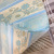 New Gold Silk Jacquard Curtain Waterproof Soft Gauze Curtain Thickened Kitchen Oil-Proof Roller Shutter Double Layers Toilet Blinds