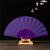 7-Inch Craft Folding Fan Plain Flat Fan Dance Fan Spanish Amazon Advertising Customized Fan