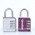 Manufacturers Supply Four-Digit Padlock TSA Lock Luggage Padlock Gym Password Lock Cabinet Lock