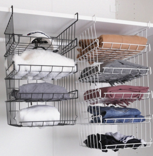hanging stackable storage rack