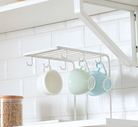 wrought iron drain cup holder