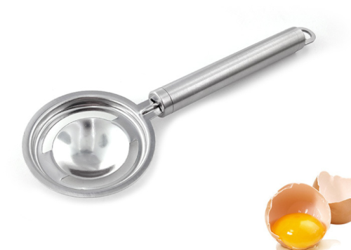 stainless steel egg white separator.