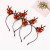 Christmas Antler Hairband Hair Accessories Korean Christmas Hat Jewelry Girl Elk Hair Clip Headdress Ornament