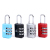Factory Direct Supply Creative Small Alloy Luggage Mechanical Password Lock Small Luggage Lock CH-05B