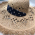 Raffia Hat Hand-Woven European and American Street Shot Women's Seaside Holiday Hollow Breathable Super Large Brim Straw Hat