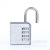 Manufacturers Supply Four-Digit Padlock TSA Lock Luggage Padlock Gym Password Lock Cabinet Lock