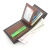 Menbense Korean Style Fashion Business Hinge Bronzing Printed Men's Wallet Short Multiple Card Slots Men's Wallet