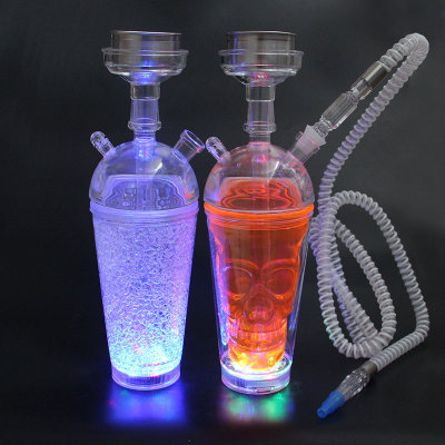 New Jelly Hookah Factory Exclusive Supply Acrylic Hookah LED Light-Emitting Hookah Set