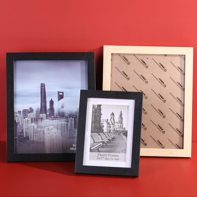 New Paper-Wrapped Photo Frame MDF Paper-Wrapped Photo Frame Wall Hanging and Table Decoration Creative Album Photo Studio Picture Frame Wholesale