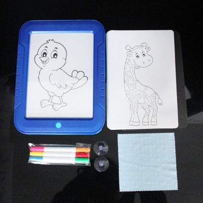 Amazon Magicpad 3D Children's Drawing Board Fluorescent Writing Board Graffiti Set Magic Luminous Drawing Board