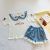 Fruit Shell Summer Children's Pajamas Girls' Home Wear Cartoon Maruko Combed Pure Cotton Cute Child Nightdress