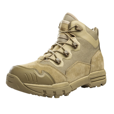 Outdoor Climbing Boots Combat Boots Mid-Top Low-Top Men's Combat Boots Non-Slip Breathable Waterproof Desert Hiking Boots