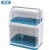 Kitchen Double-Layer Tableware Storage Box Bowl Rack with Lid Tableware Bowl Dish Plate Draining Storage Rack Plastic 