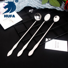 Creative Stainless Steel Gourd Handle Length Ice Spoon Dessert Coffee Spoon Stirring Spoon Lengthened Spoon Stirrer