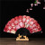 Chinese Style Keel Fan Gilding Pink Dance Fan Wedding Fan Spanish Fan Female Fan Folding Fan Advertising Fan Wholesale