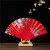 Chinese Style Flat Fan Dance Fan Wedding Fan Spanish Fan Female Fan Folding Fan Advertising Fan Silk Cloth Fan