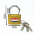 Factory Direct Sales 50 Imitation Copper Lock 50mm Padlock Three Key Locks Wholesale Two Yuan Store Supply
