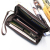 Factory Direct Supply New Men's Clutch Long Large Capacity Multi-Functional Lychee Pattern Zipper Wallet Handbag