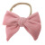 Simple Seasonal New Suede Bow Children's Hair Accessories Baby Hair Band Nylon Headband Soft Skin-Friendly Headdress