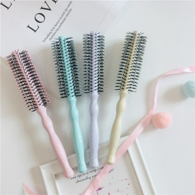 Factory Direct Sales Student Wheat Straw Wheat Fragrance Hair Curling Comb Anti-Static Hot Selling Product Hairdressing Comb