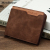 Fashion Simple Men's Frosted Short Wallet Fashion Casual Pu Wallet