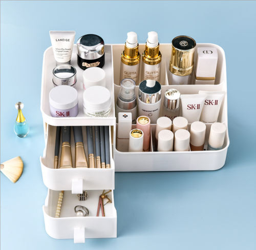 plastic bedroom with drawer storage basket cosmetics storage box