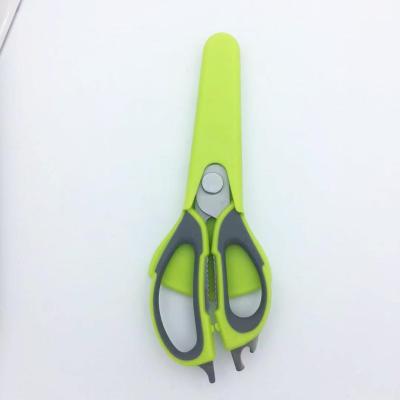 Factory Direct Stainless Steel Kitchen Refrigerator Scissors Can Open Bottle Household Multi-Functional Kitchen Food Scissors