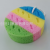 Four-Color round Bath Sponge Simple Creative Beautiful Bath Spong Mop Multifunctional Cleaning Sponge Foam Uniform